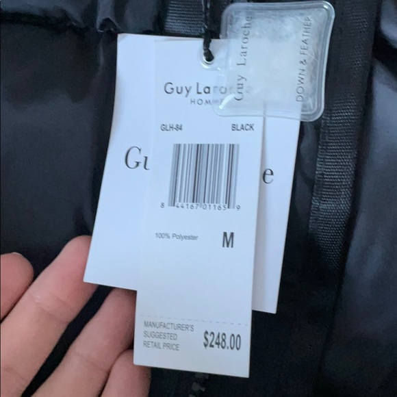 Men’s guy laroche down feather coat - Picture 7 of 7